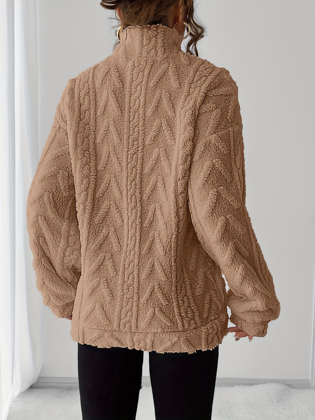 Liesbeth | Warm fleece-sweatshirt voor dames – Casual trui met lange mouwen voor koelere dagen