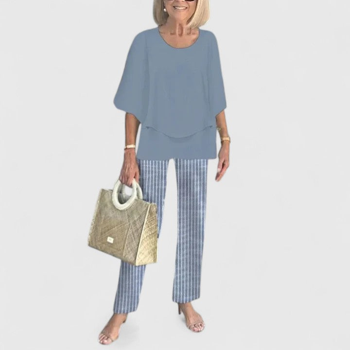Elvira | Tweedelige formele set voor dames – Elegante, bij elkaar passende outfit