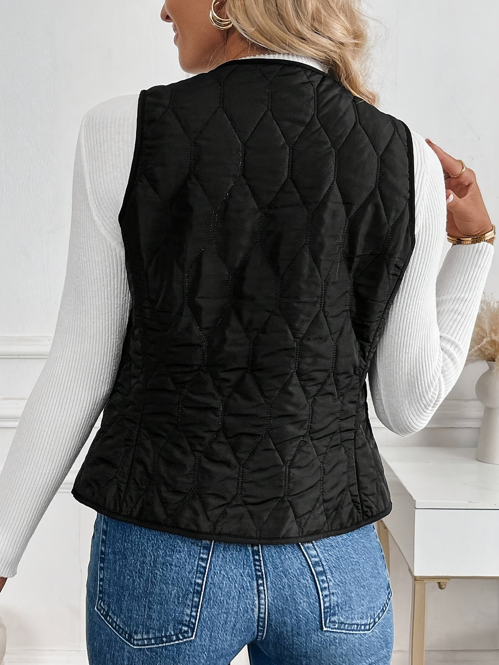 Aimee | Winterjas voor dames met thermische voering – Warm, geïsoleerd vest voor koud weer