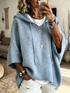 Loes | Dames Sweater met Capuchon, Trekkoord & Loose Fit, Comfortabele Casual Pasvorm