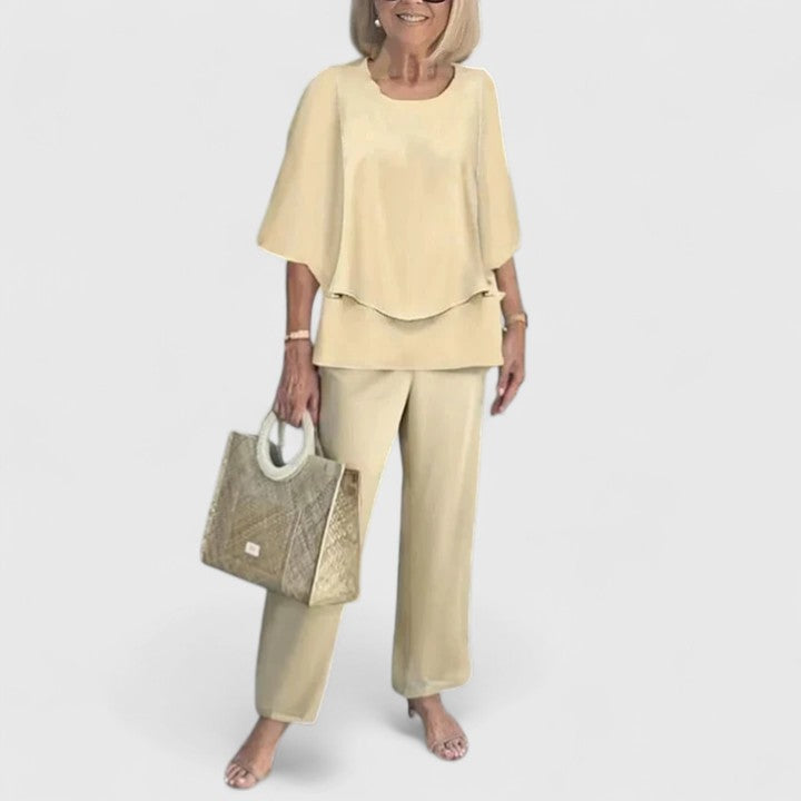 Elvira | Tweedelige formele set voor dames – Elegante, bij elkaar passende outfit
