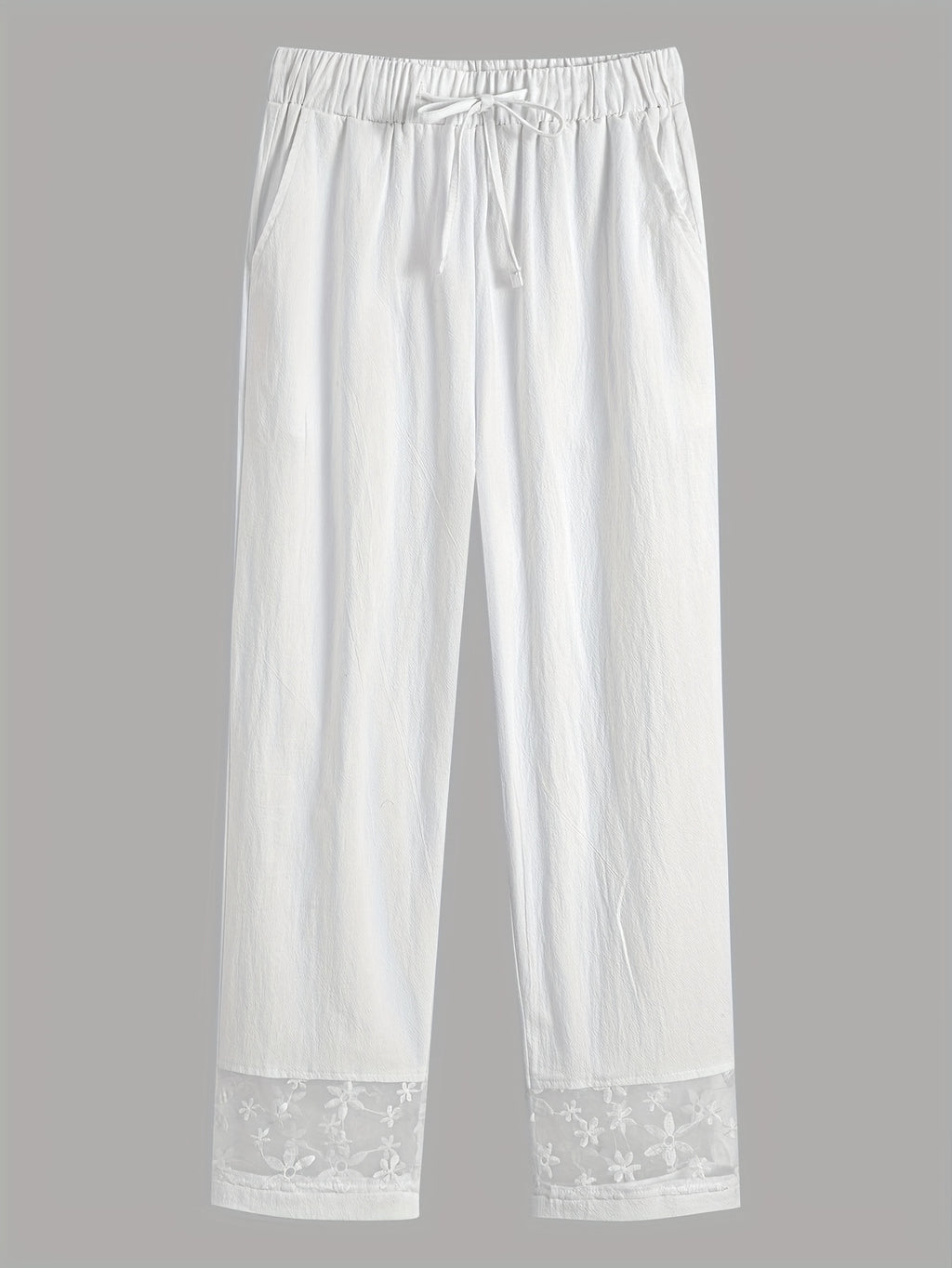 Saylor | Korte broek met wijde pijpen voor dames – Broek met elastische tailleband