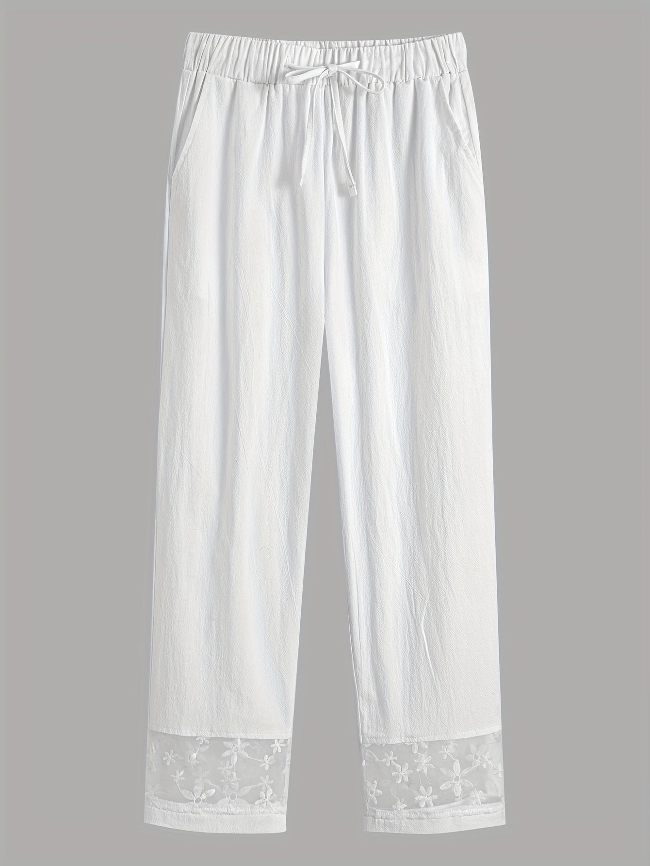 Saylor | Korte broek met wijde pijpen voor dames – Broek met elastische tailleband