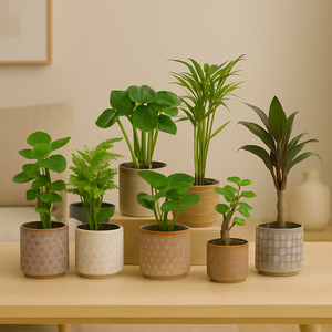Mini planten set 6 - Inclusief pot set Madrid