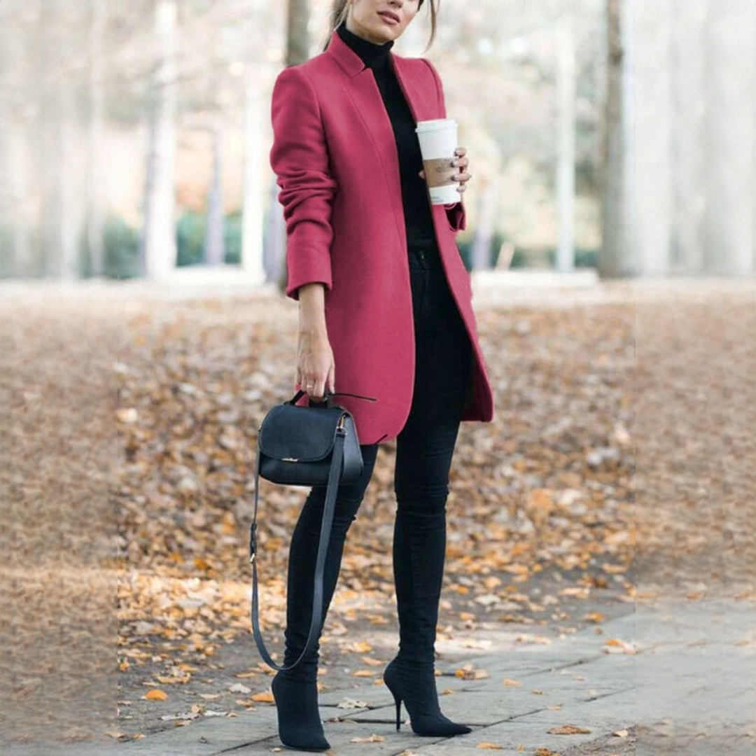 Bertha | Lange blazer voor dames – Elegant, op maat gemaakt jasje voor een chique look