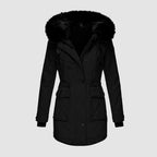 Tialde | Winterjas met capuchon voor dames – Water- en winddichte outdoorjas