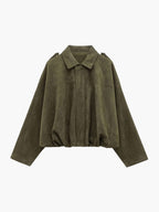 Harmina | Oversized Dames Bomberjack met Kraag en Ritssluiting