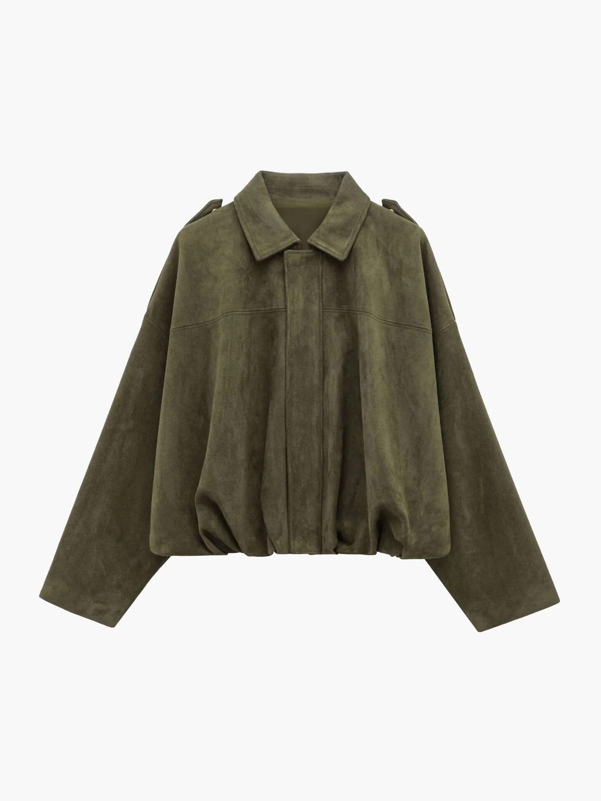 Harmina | Oversized Dames Bomberjack met Kraag en Ritssluiting