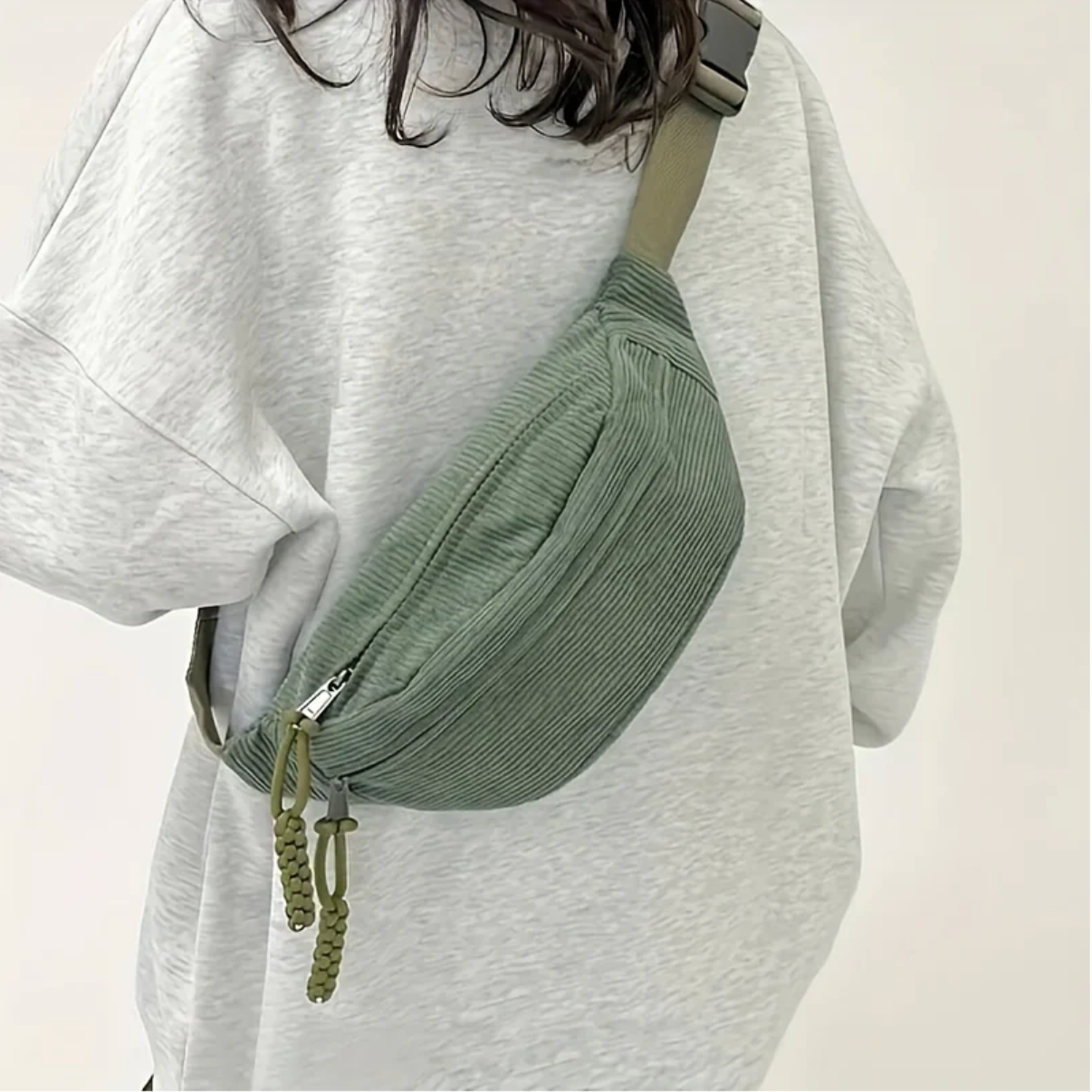 Brooke | Corduroy schoudertas voor dames – Elegante crossbodytas