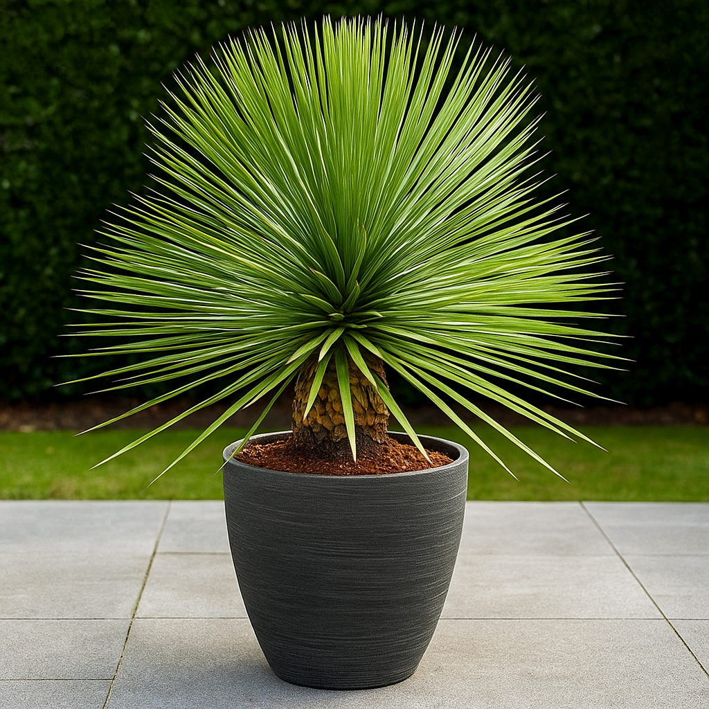 Yucca Rostrata op stam - 70 cm - Ø27