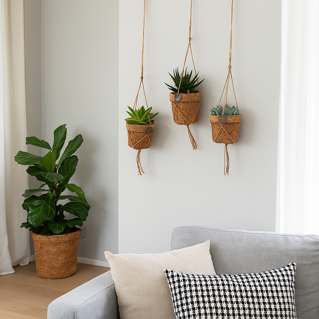 Kokopot String Succulent Mix - 3 stuks