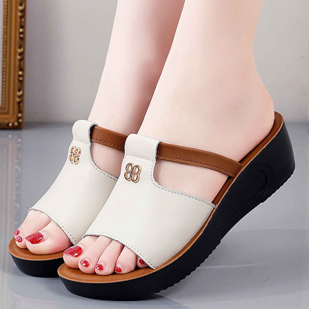 Raegan | Sandalen met voetboogsteun voor dames – Orthopedische plateausandalen
