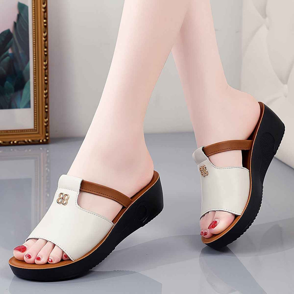 Raegan | Sandalen met voetboogsteun voor dames – Orthopedische plateausandalen