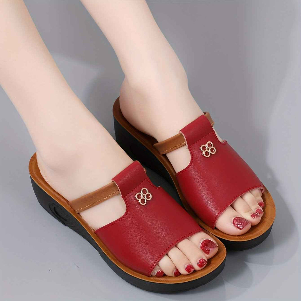 Raegan | Sandalen met voetboogsteun voor dames – Orthopedische plateausandalen