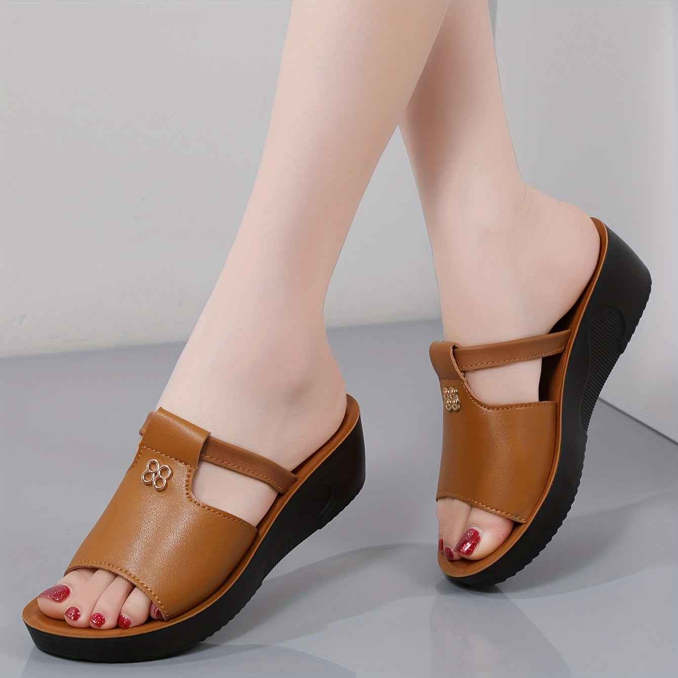 Raegan | Sandalen met voetboogsteun voor dames – Orthopedische plateausandalen
