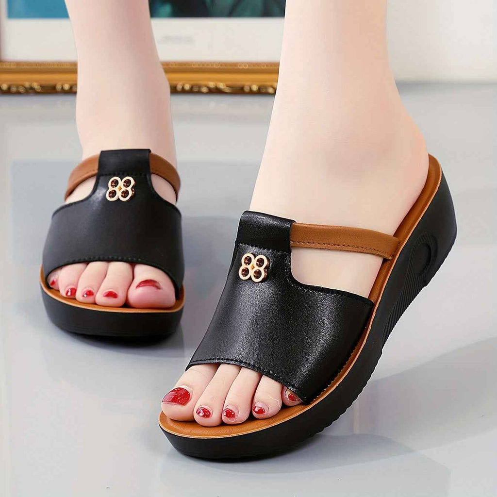 Raegan | Sandalen met voetboogsteun voor dames – Orthopedische plateausandalen