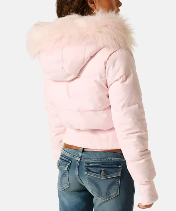 Abelina | Gewatteerde winterjas voor dames met afneembare capuchon en elastische manchetten