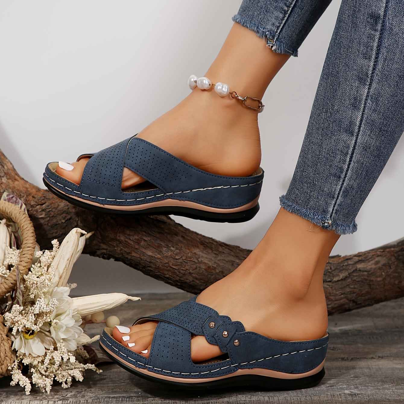 Finley | Comfortabele damessandalen – Orthopedische wandelsandalen met steun voor de voetboog