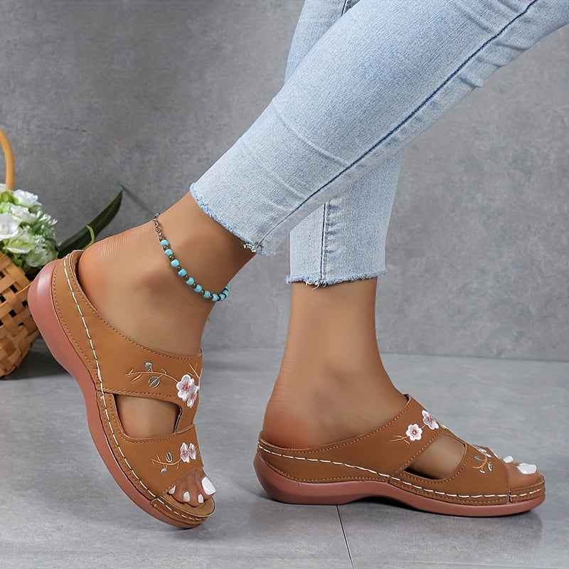 Jazlyn | Comfortabele plateausandalen voor dames – Orthopedische wandelsandalen