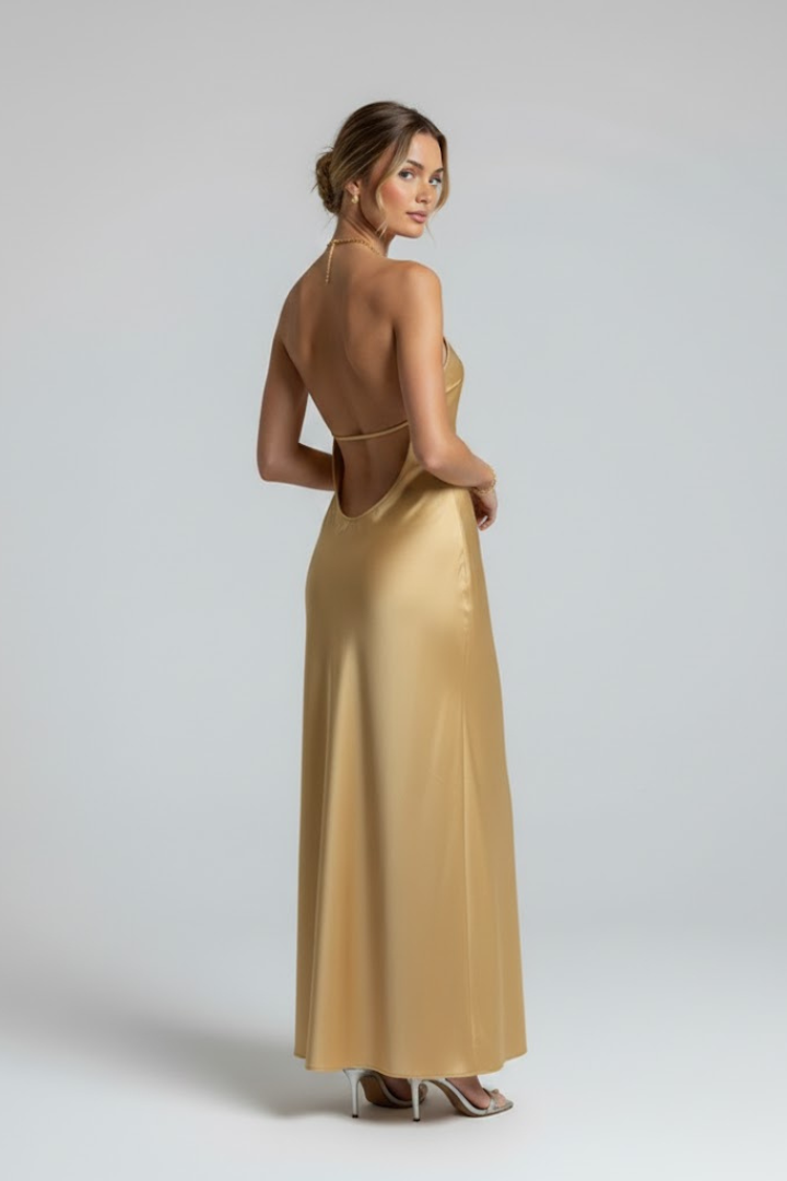 Kair | Elegante maxi-jurk voor dames – mouwloze lange jurk