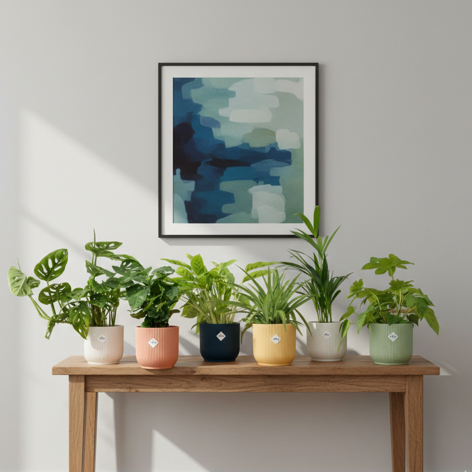 Verrassingsbox - 6 planten incl. elho potjes kleurenmix