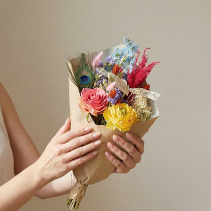 Droogbloemen & Zijde - Summer Party - ↕55cm