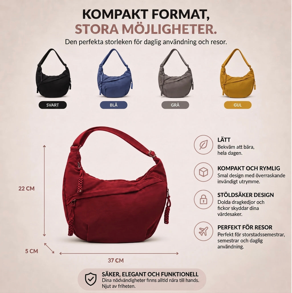 Clara | Olijfgroene bucketbag voor dames – Ruime schoudertas