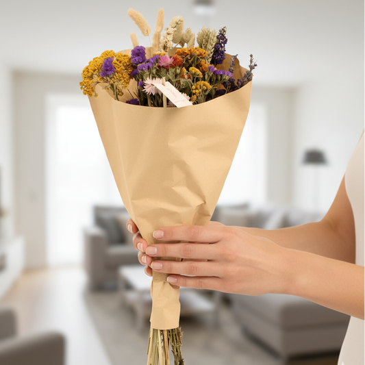 Droogbloemen Field Bouquet Multi - Ø25cm - ↕60cm