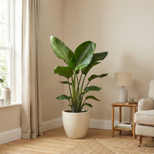 Strelitzia Nicolai - Paradijsvogelplant - Ø19cm - ↕90cm