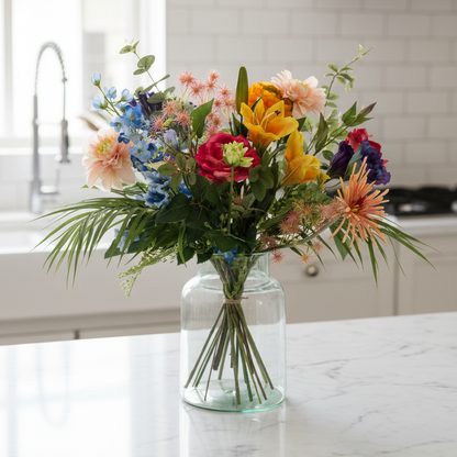 Kunstbloemen - Boeket M - Pretty Powerful - 67 cm