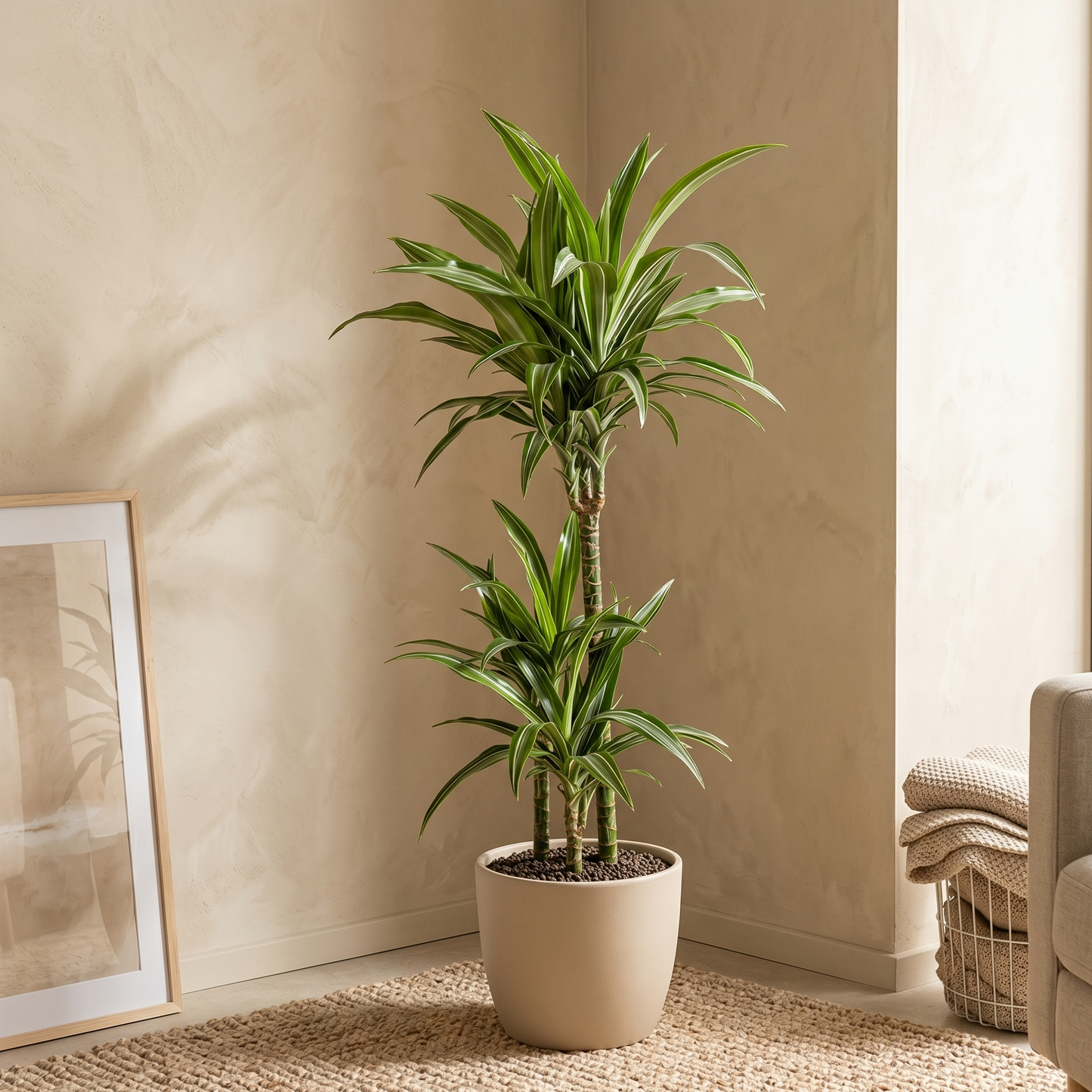 Dracaena Deremensis White Stripe Ø21cm - ↕90 - 110cm