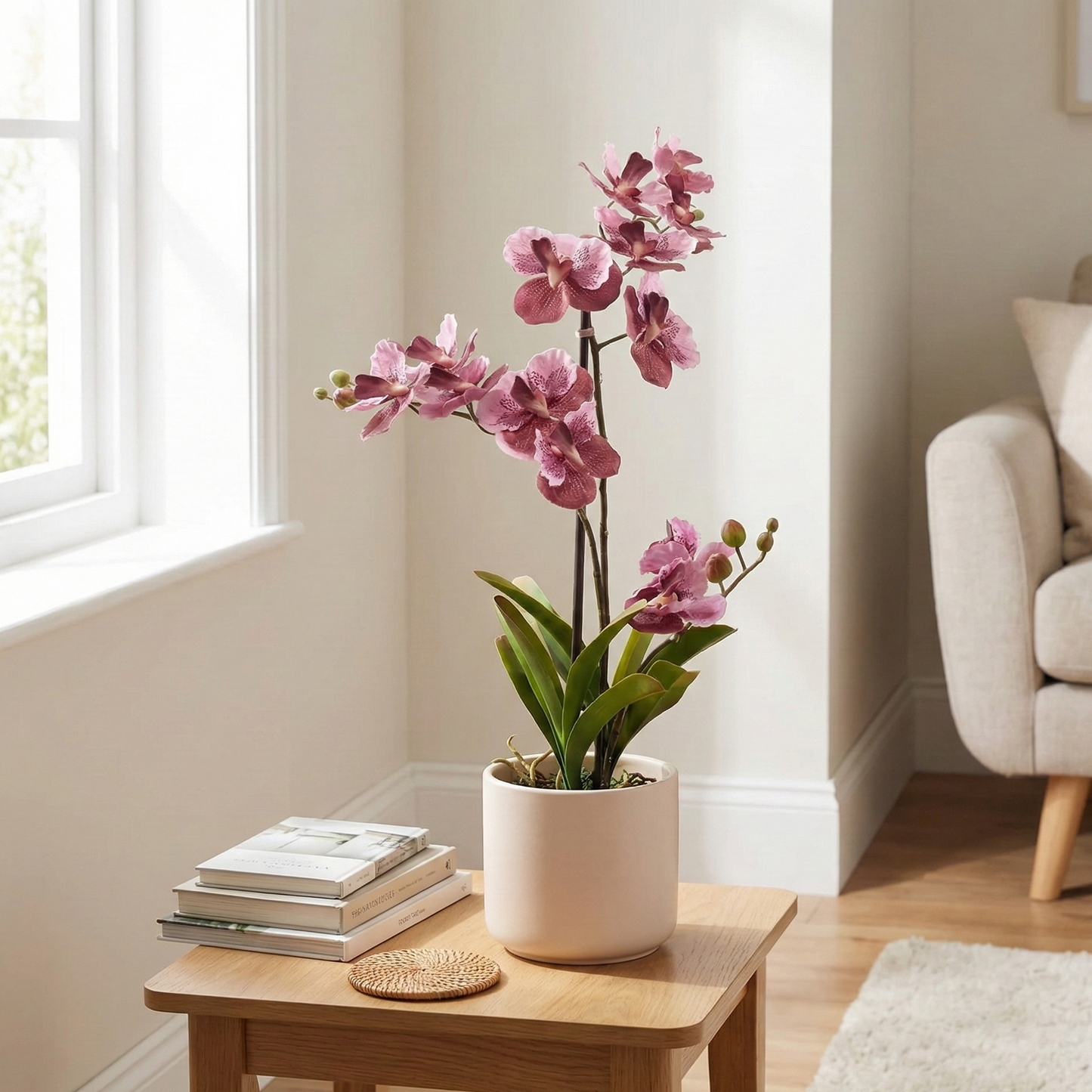 Kunstplant - orchidee Vanda - 60 cm