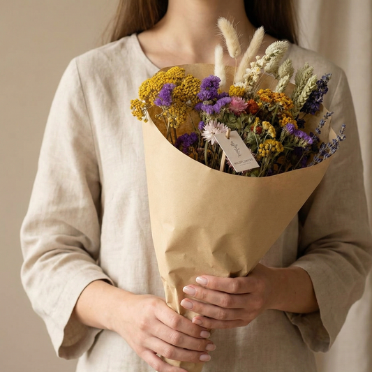 Boeket Multi - Ø25cm - ↕60cm