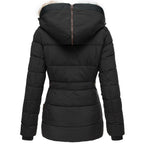 Betsie | Luxe Dames Winterjas met Capuchon – Warm Gevoerd en Bontgevoerde Jas