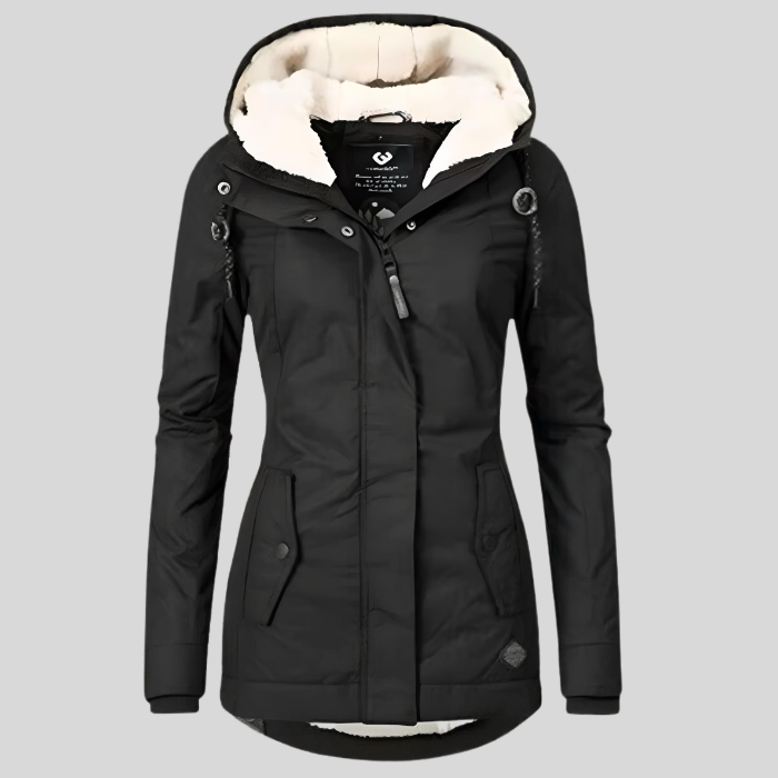 Perellia | Lange Dames Winterjas – Waterdicht & Winddicht, Warme Voering, Capuchon