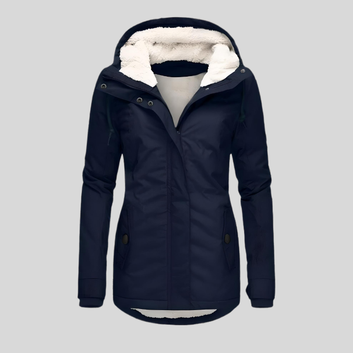 Perellia | Lange Dames Winterjas – Waterdicht & Winddicht, Warme Voering, Capuchon