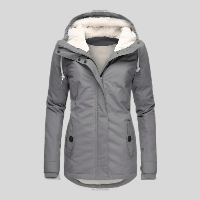 Perellia | Lange Dames Winterjas – Waterdicht & Winddicht, Warme Voering, Capuchon