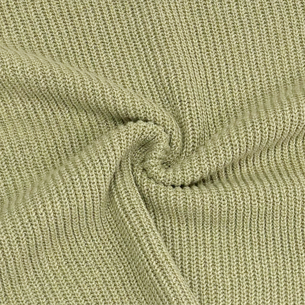 Tanne | Dikke geribde damestrui, hoge hals, verlaagde schouders, oversized pasvorm