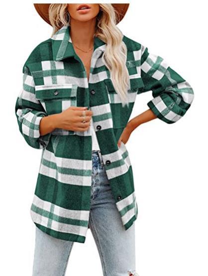 Isavelle | Dames Geruite Houthakkersjas – Overshirt met Knopen