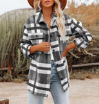 Isavelle | Dames Geruite Houthakkersjas – Overshirt met Knopen