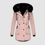 Tialde | Winterjas met capuchon voor dames – Water- en winddichte outdoorjas