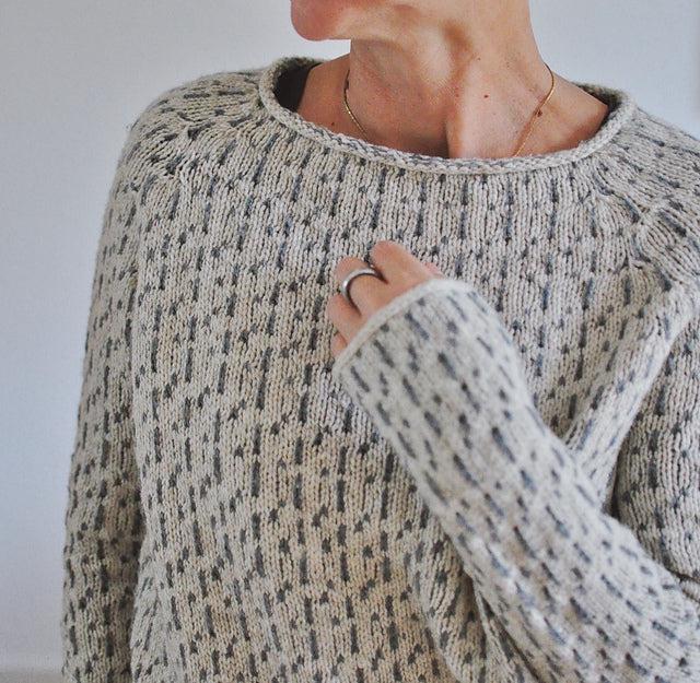 Ilarisse | Dames Gebreide Katoenen Trui in Grijs – Boothals & Comfortabele Pasvorm