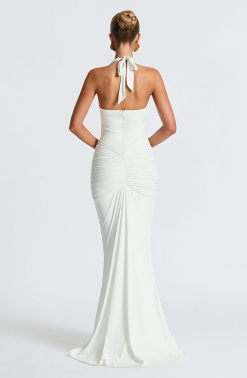 Azyra | Elegante maxi-jurk voor dames – Lichte, lange zwarte jurk