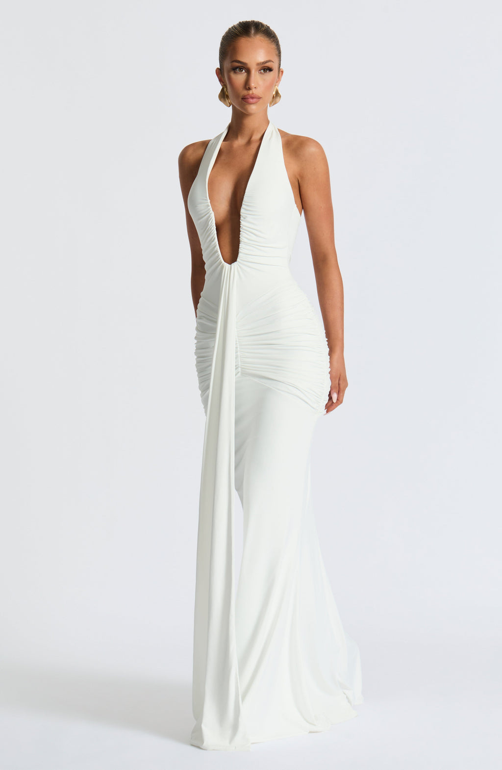 Azyra | Elegante maxi-jurk voor dames – Lichte, lange zwarte jurk