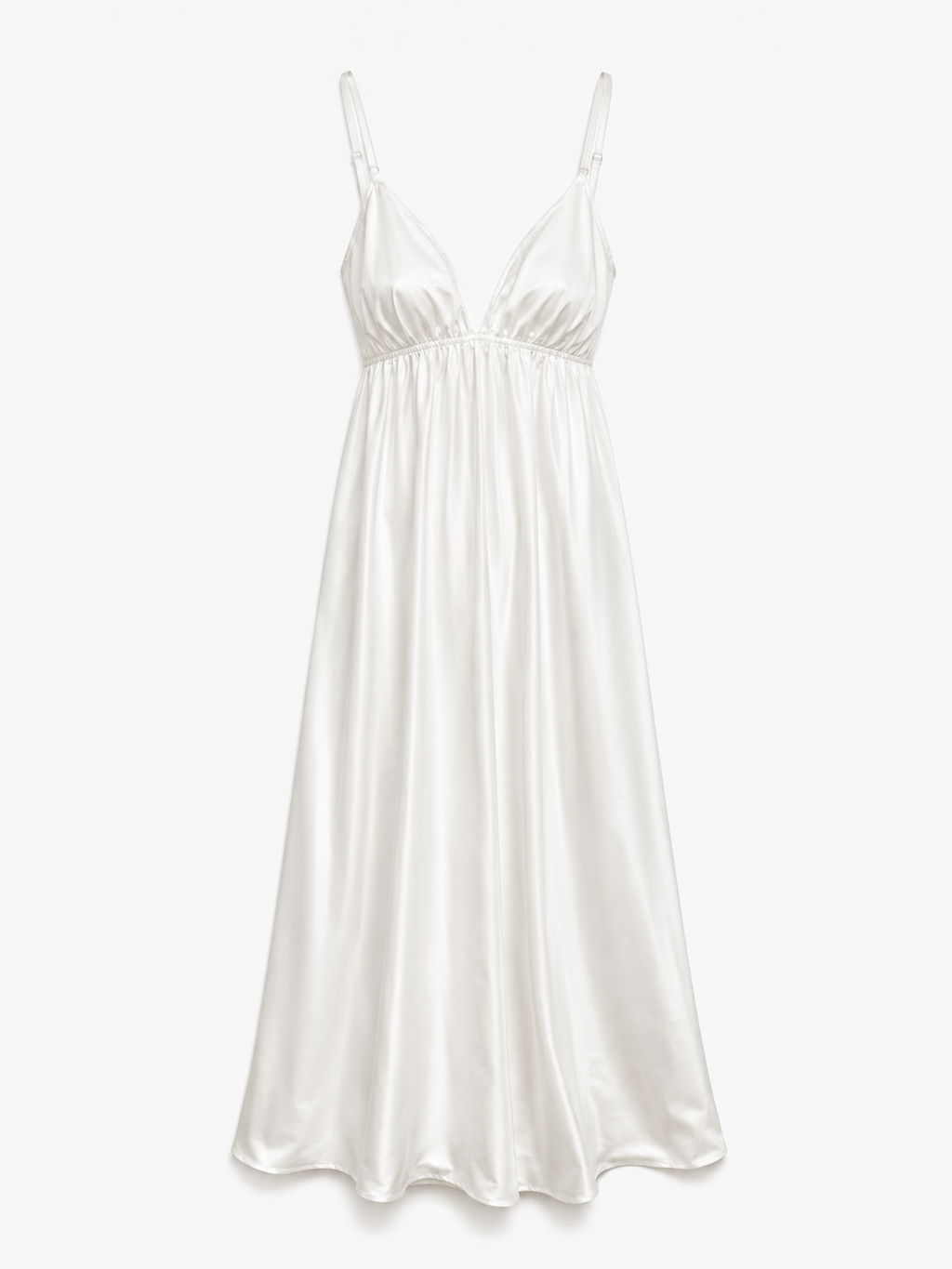 Kalina | Witte mouwloze maxi-jurk voor dames – Zomerfeest- en strandjurk met open rug