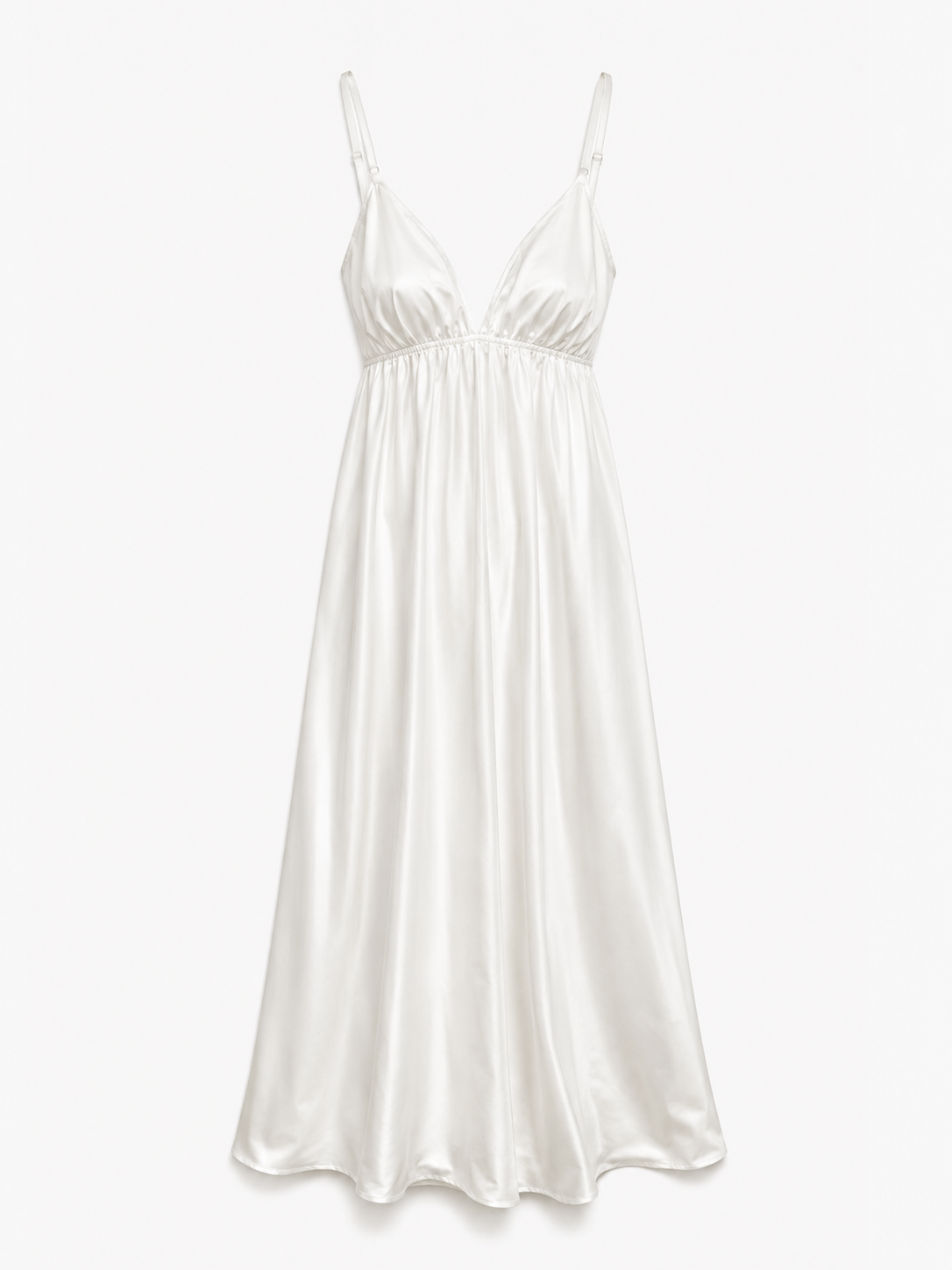 Kalina | Witte mouwloze maxi-jurk voor dames – Zomerfeest- en strandjurk met open rug