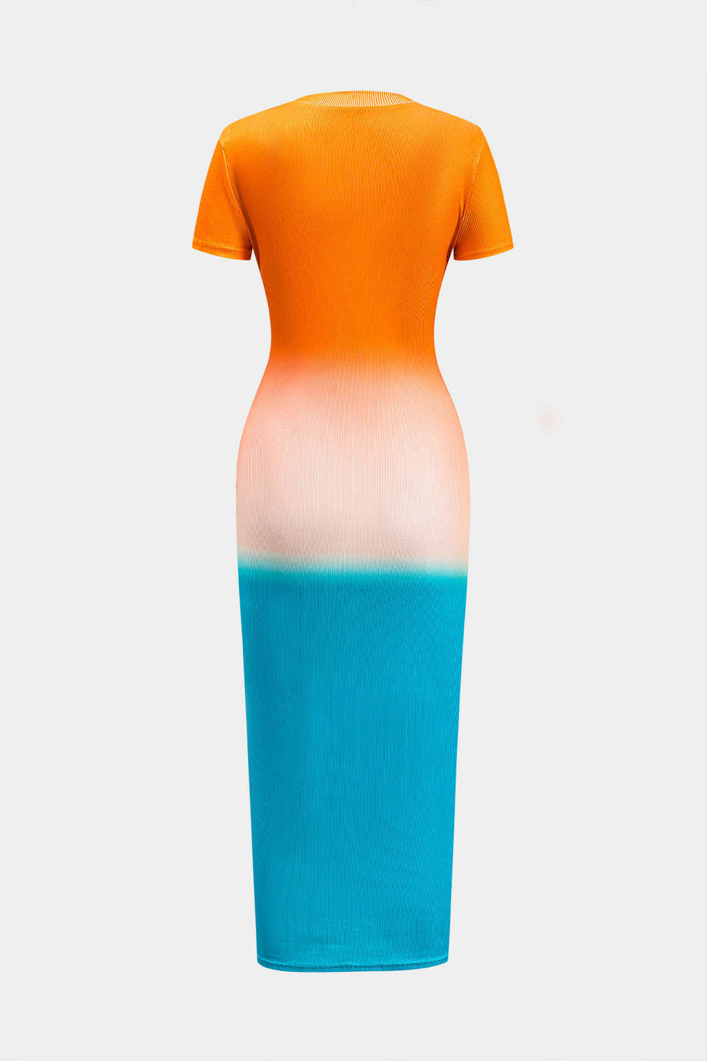 Cylia | Elegante damesjurk – soepelvallende midijurk met korte mouwen