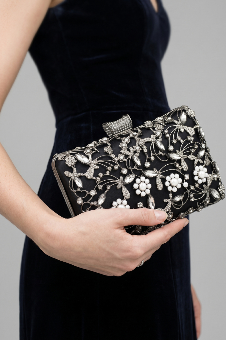 Taryn | Geborduurde clutch voor dames – Elegante avondtas
