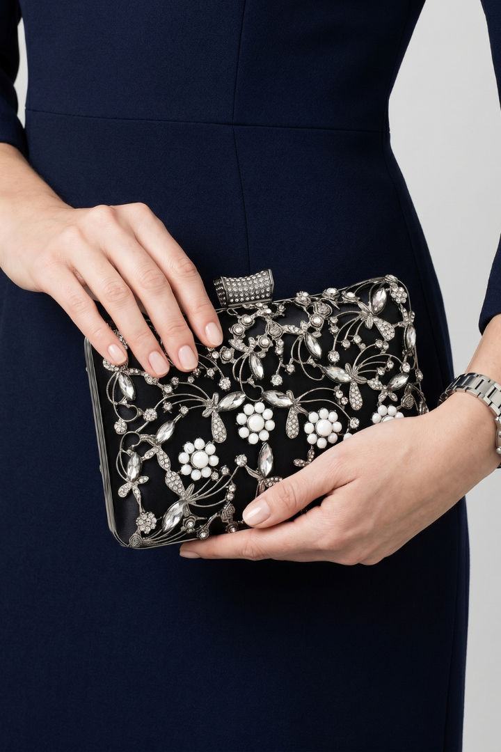 Taryn | Geborduurde clutch voor dames – Elegante avondtas