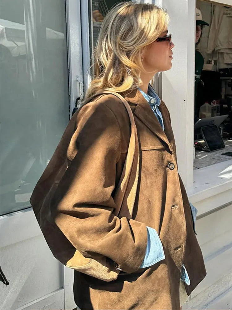Agnita | Oversized Winterjas Dames – Warme Polyesterblend Jas